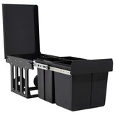 vidaXL Inbouwprullenbak Uittrekbaar 48L Soft-Close - 35% Korting