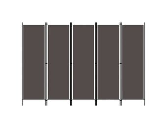 VidaXL Kamerscherm 5 Panel Antraciet - 29% Korting!