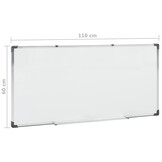 VidaXL Magnetisch Whiteboard 110x60 cm - 33% Korting