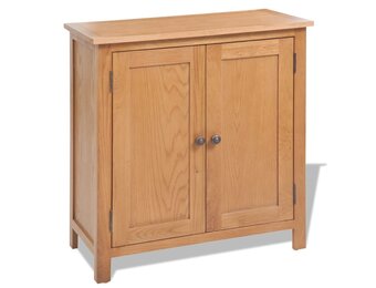 vidaXL Dressoir Massief Eikenhout (70x35x75 cm) - 34% Korting