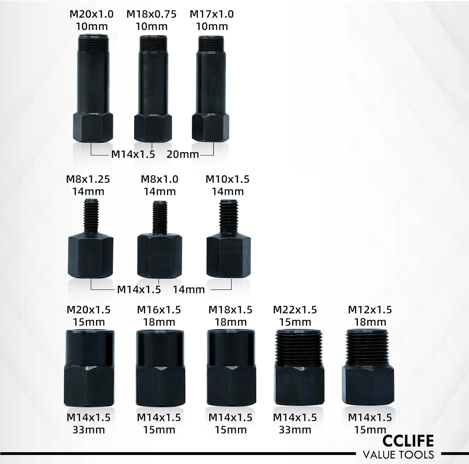 CCLIFE Diesel Injectortrekker Set (21-delig) - 28% Korting