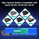 CITYORK 14,4V Reservebatterij (51% korting) voor Neato Botvac Stofzuigers