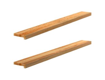 vidaXL Vensterbanken Massief Eikenhout - 2 stuks - 28% Korting