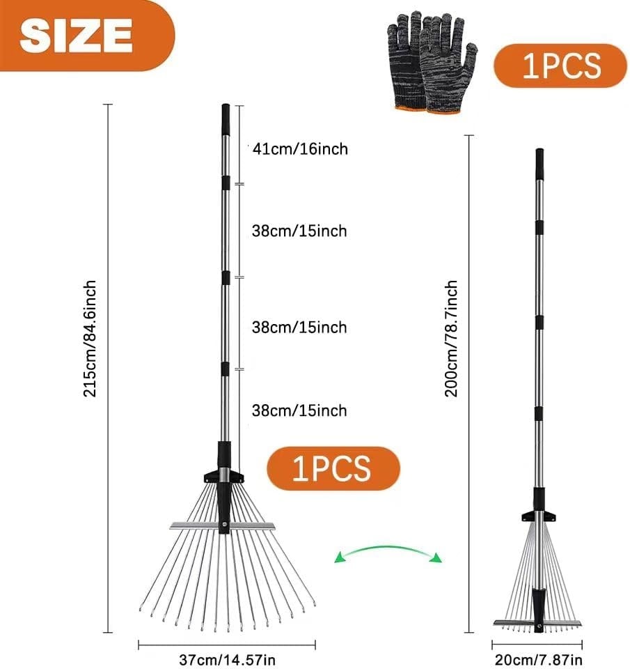 Verstelbare Bladbezem 215cm - Nu 20% Korting!