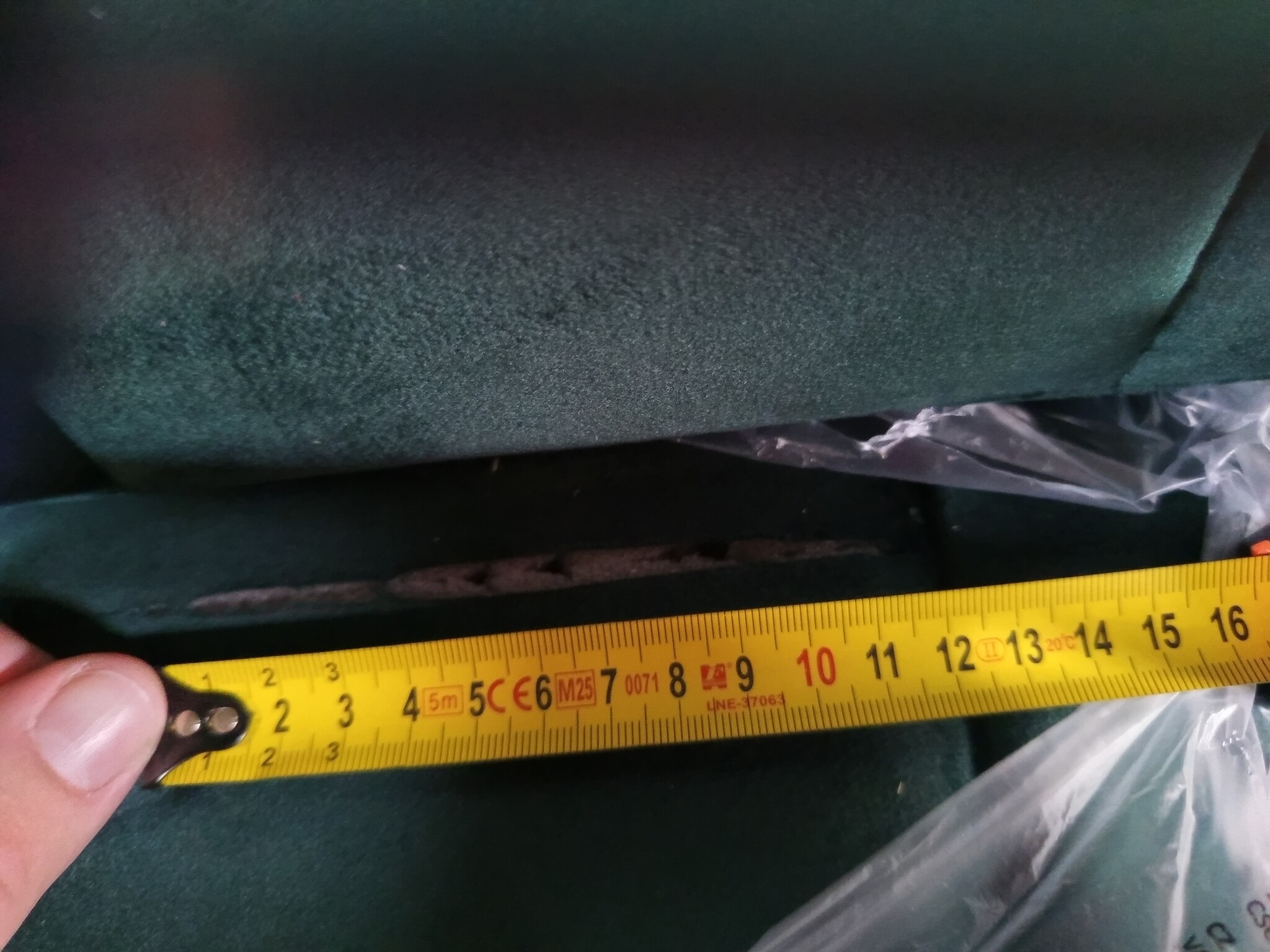 Donkergroen Hoekbedframe (90x200cm) met Hoofdbord - 54% Korting!