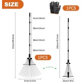 Verstelbare Bladbezem 215cm - 20% Korting