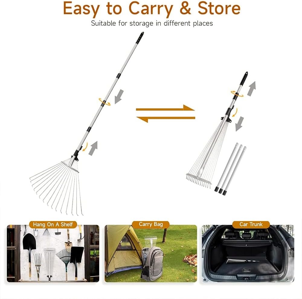 Verstelbare Bladbezem 215cm - 20% Korting