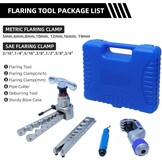 CCLIFE Metrisch Inch Wobble flaring hulpmiddel Air conditioning flaring hulpmiddel voor R407c/R410a met pijpsnijder | 5-19MM | 3/16"-3/4"