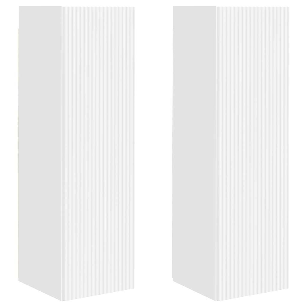 vidaXL TV Wandkast Wit - 30x31x100cm - 33% Korting