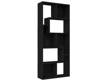 VidaXL Boekenkast Zwart - 67x24x161 cm - 27% Korting