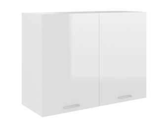 vidaXL Hangkast Lyon Hoogglans Wit - 58% Korting