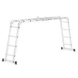 Vouwladder Aluminium - Werkhoogte 5,60m - 34% Korting