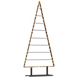 Retourtje: Metalen Kerstboom Zwart 180cm - 33% Korting