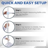 Draagbare Stadiometer 20-210cm - 27% Korting