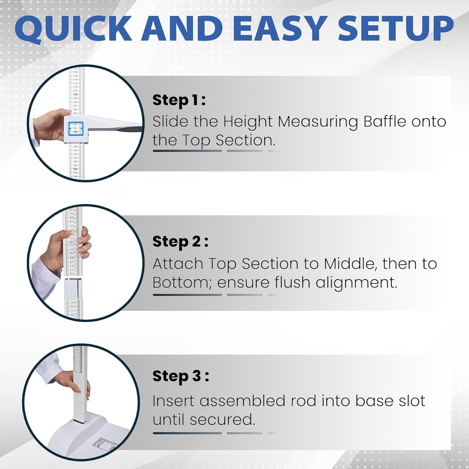 Draagbare Stadiometer 20-210cm - 27% Korting