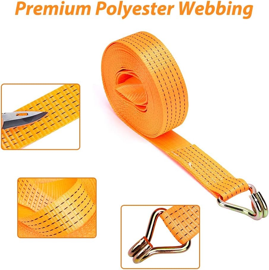 10x Spanbanden 8m 5000kg Ratel - 29% Korting!