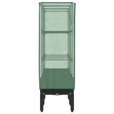 Verhoogde Plantenbak met Kas 120x40x140cm Rattanlook - 33% Korting