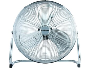 Senelux Vloerventilator 50,8cm Chrome - 28% Korting