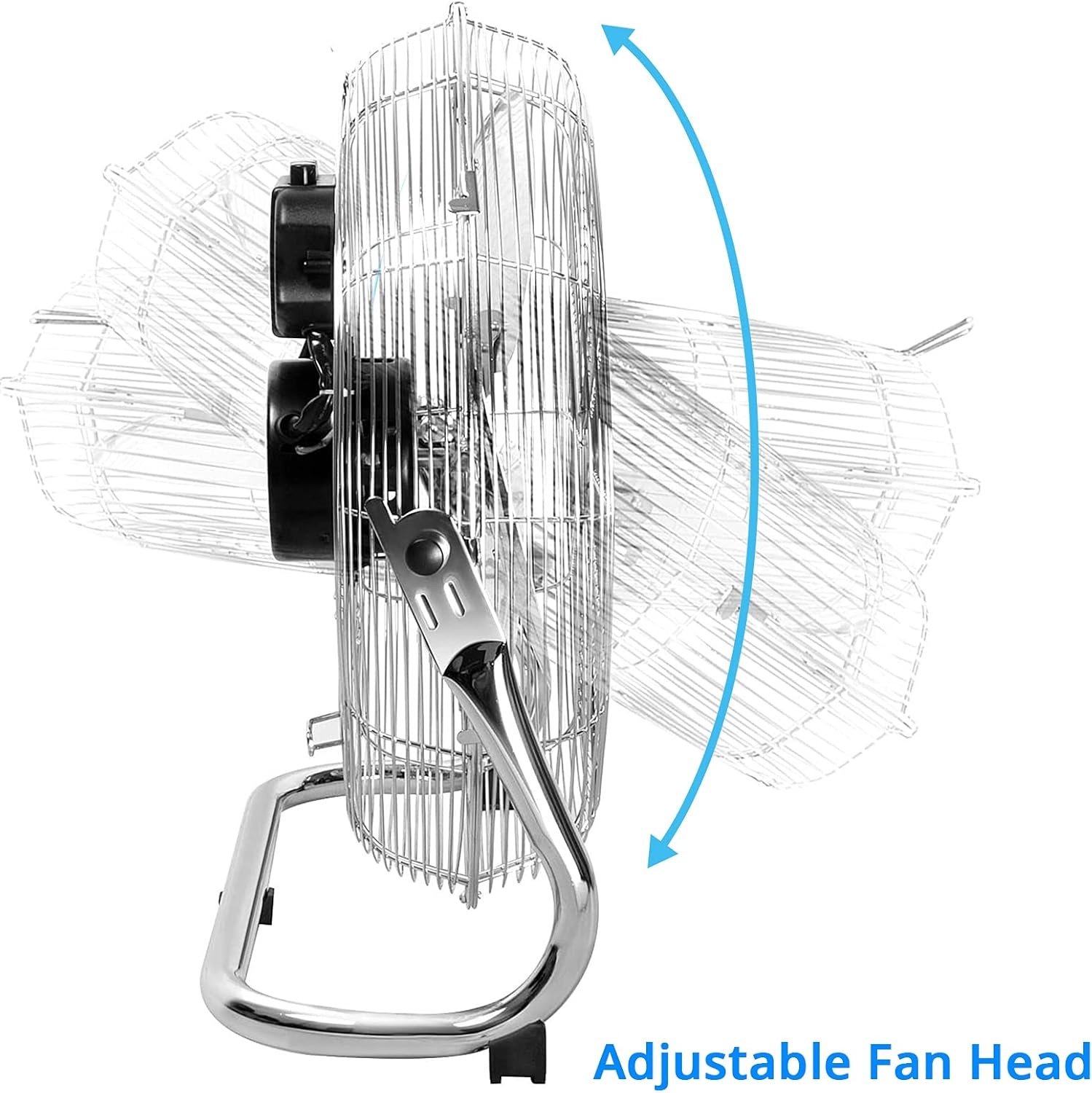 Senelux Vloerventilator 50,8cm Chrome - 28% Korting
