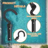 Zwembadrobot Haak & Telescoopstang (185cm) - 19% Korting!