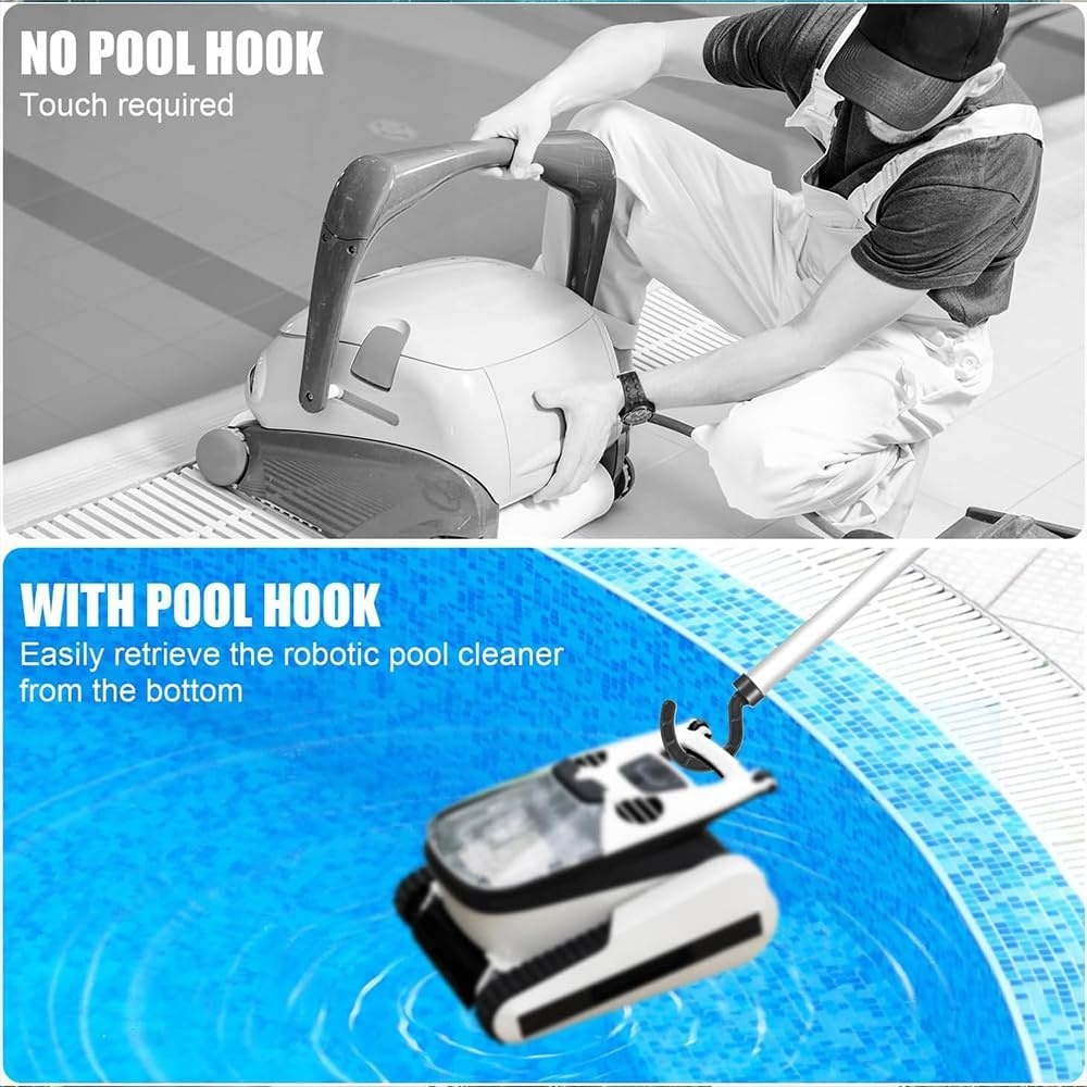 Zwembadrobot Haak & Telescoopstang (185cm) - 19% Korting!