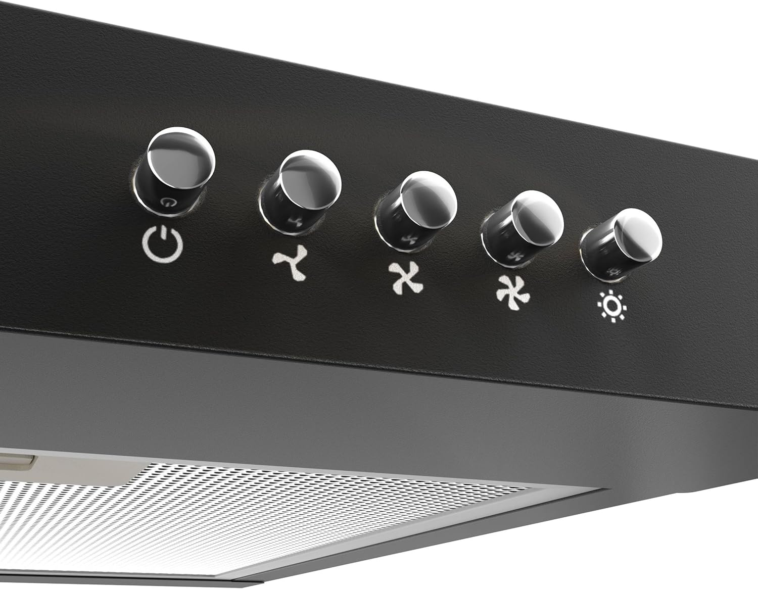 CIARRA Afzuigkap 60cm A+ Zwart - 55% Korting!