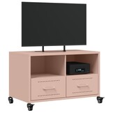 VidaXL TV-meubel Roze Staal (68x39x43,5 cm) - 57% Korting!