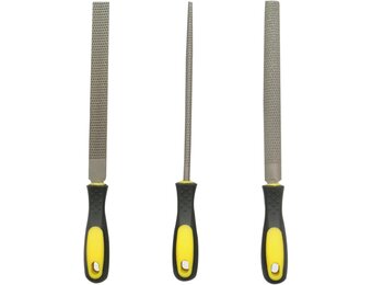 3x Metalen Vijlset 20cm - 33% Korting