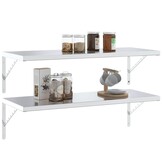 vidaXL Plankdragers RVS (4 st) - 40x25 cm - 47% Korting!