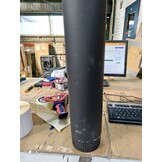 Zwarte Kachelpijp Staal Ø 120mm - 50cm - 58% Korting!