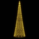 VidaXL LED-kerstboom aan vlaggenmast (500cm) - 75% Korting!