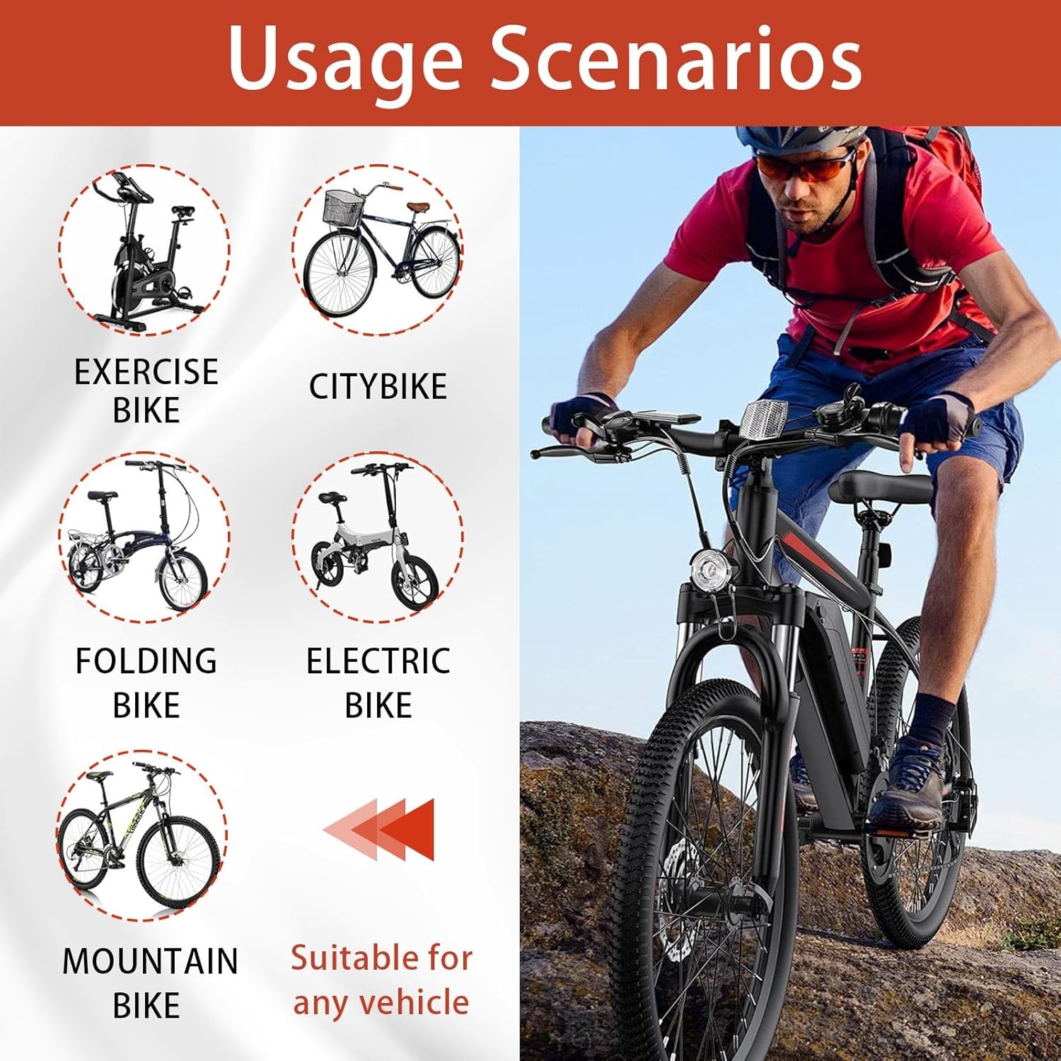 Ergonomisch Fietszadel - Bruin, Waterdicht & Schokabsorberend | 42% Korting