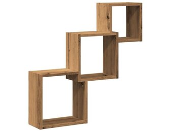 vidaXL Wandplanken Kubus 68x15x68cm - 47% Korting
