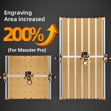 FoxAlien Masuter Pro Uitbreidingskit: 40x80cm Werkgebied (+49% Korting!)