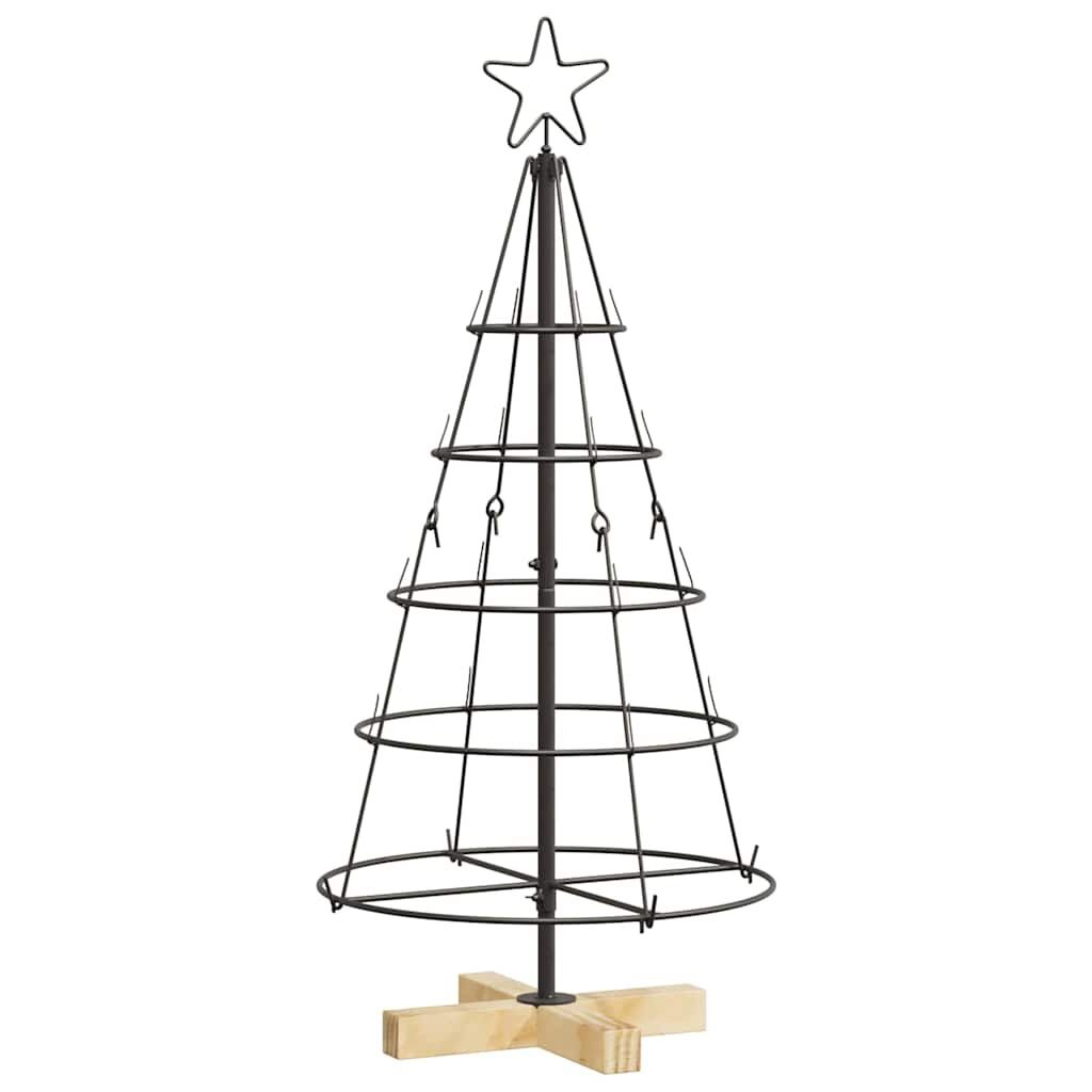 VidaXL Kerst Cone Boom Zwart 90 cm - 35% Korting