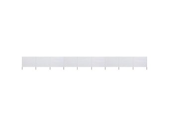 vidaXL Windscherm 9-panelen Zandwit (40% Korting)