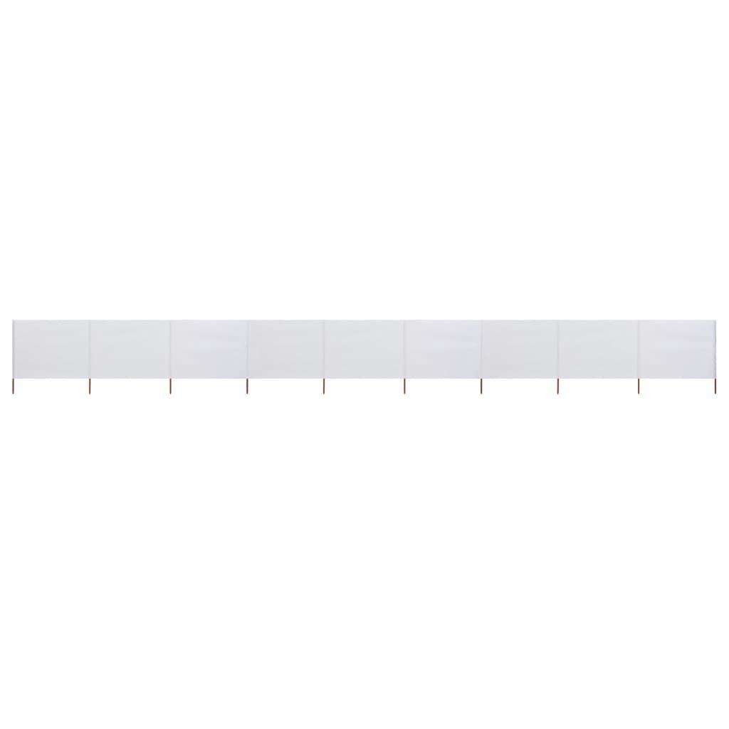 vidaXL Windscherm 9-panelen Zandwit (40% Korting)
