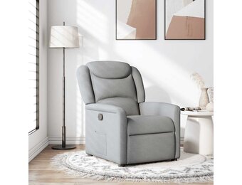 vidaXL Fauteuil Lichtgrijs - 40% Korting