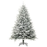 Kunstkerstboom met Sneeuwvlokken 150 cm | 35% Korting