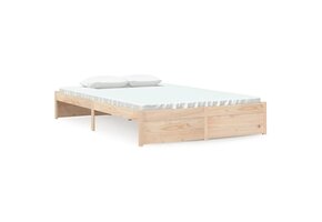 VidaXL Massief Houten Bedframe 120x200 cm - 40% Korting