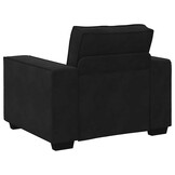 vidaXL Fauteuil Fluweel Zwart - 58% Korting!