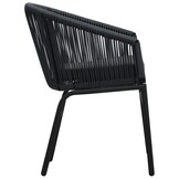 vidaXL Tuinstoelen PE-rattan Zwart (2 stuks) - 58% Korting!