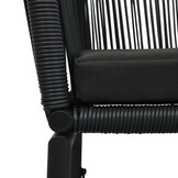 vidaXL Tuinstoelen PE-rattan Zwart (2 stuks) - 58% Korting!