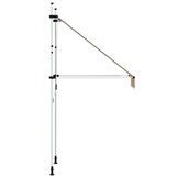 VidaXL Luifel 100 cm oranje/wit gestreept - 68% Korting