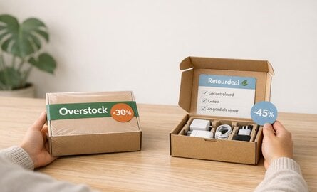 Overstock vs retourdeal: wat is het verschil en welke keuze is slimmer?