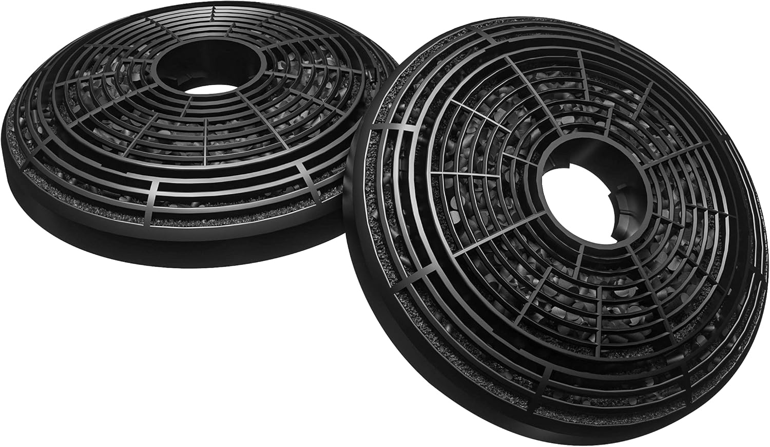 CIARRA CBCF002X2 Afzuigkapfilter, actieve koolfilter voor afzuigkap, afzuigventilator, 2 stuks