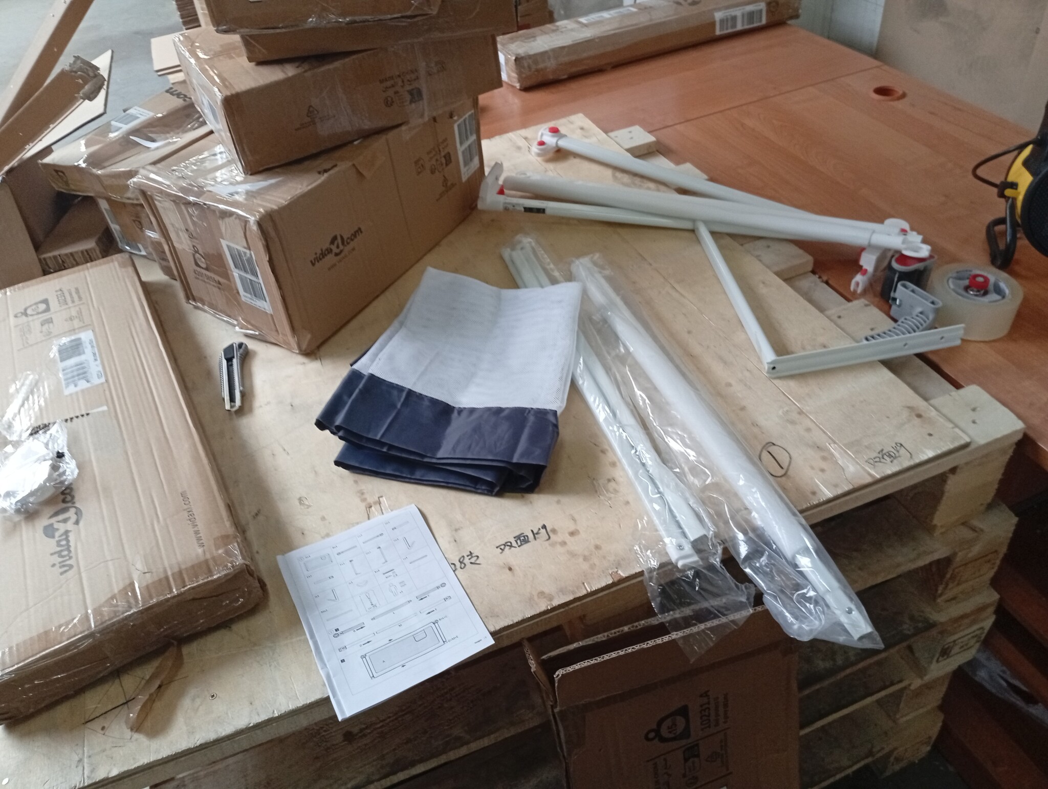 vidaXL Bedhekje Peuter 180x25cm Stof Donkergrijs - 67% Korting!