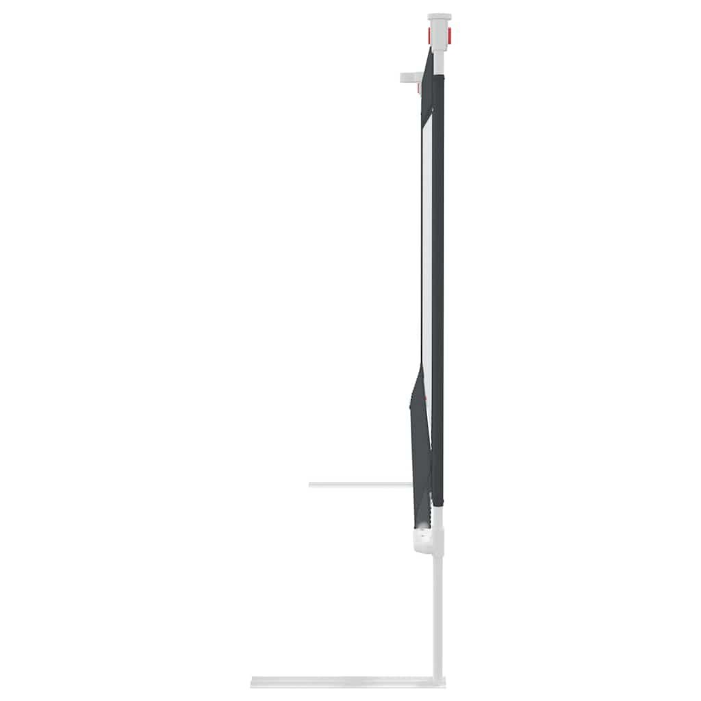 vidaXL Bedhekje Peuter 180x25cm Stof Donkergrijs - 67% Korting!