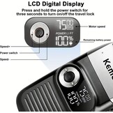 KEMEI Folie scheerapparaat kapper voor mannen, elektrisch scheermes oplaadbaar met baardtrimmer,Draadloze Lithium Titanium Foil Shavers met reiskoffer