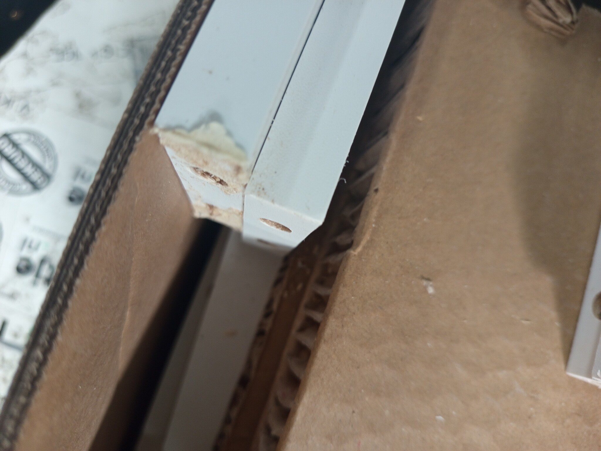 Hoofdeinde met LED - Bewerkt Hout Wit - 58% Korting!